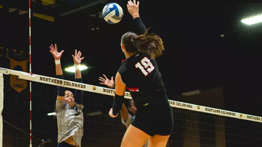 Alicia Thibodeau during the game against Northern Colorado on September 17, 2026