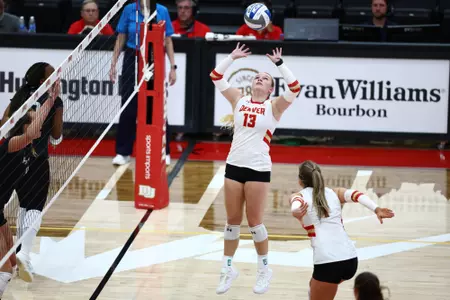 24 SEPT 2026: The University of Denver Women’s volleyball team takes on Pacific at Hamilton Gymnasium in Denver, CO ©Tyler Schank/Clarkson Creative Photography
