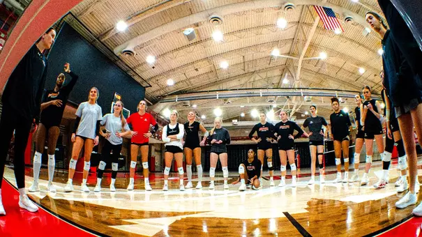 DEN volleyball practice