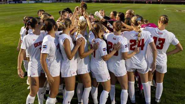 The University of Denver women's soccer team takes on Air Force in its 2026 non-conference finale at University of Denver Soccer Stadium on Thursday, September 17, 2026. (Photo by Carter Schwent)