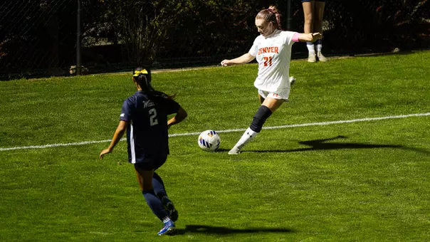 Samantha Dreiling University of Denver Women's Soccer Midfielder vs Pepperdine - October 7, 2026