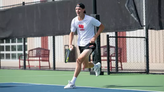 Dylan Davies University of Denver Men's Tennis Player at Practice - September 29, 2026