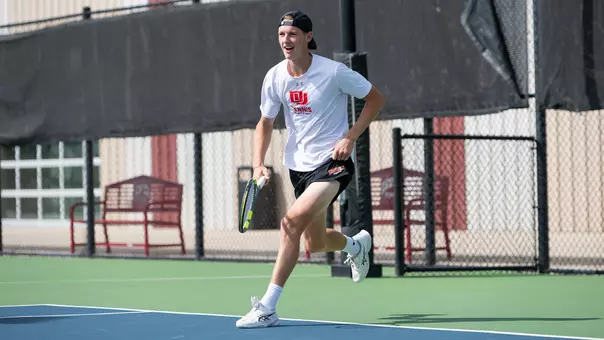 Dylan Davies University of Denver Men's Tennis Player at Practice - September 29, 2026