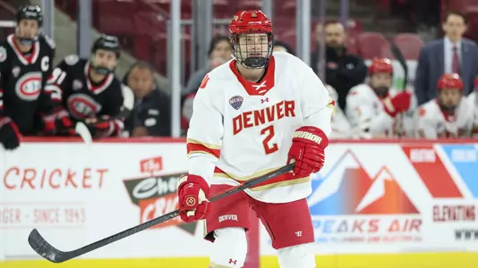 23 JAN 2026: The University of Denver men’s ice hockey team takes on St. Cloud State at Magness Arena in Denver, CO. (Tanner Pearson/Clarkson Creative Photography)