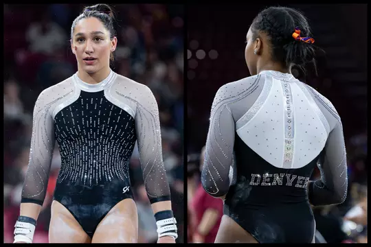 Denver Gymnastics Leotard Encyclopedia - Black Tie