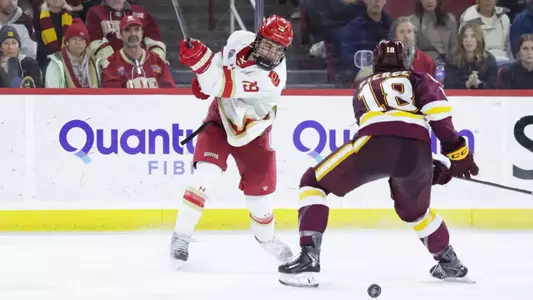 30 JANUARY 2026: The University of Denver Men’s Ice Hockey team takes on Minnesota Duluth at Magness Arena in Denver, CO. (Chris Swann/Clarkson Creative Photography)