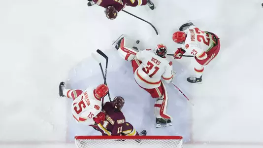 30 JANUARY 2026: The University of Denver Men’s Ice Hockey team takes on Minnesota Duluth at Magness Arena in Denver, CO. (Chris Swann/Clarkson Creative Photography)