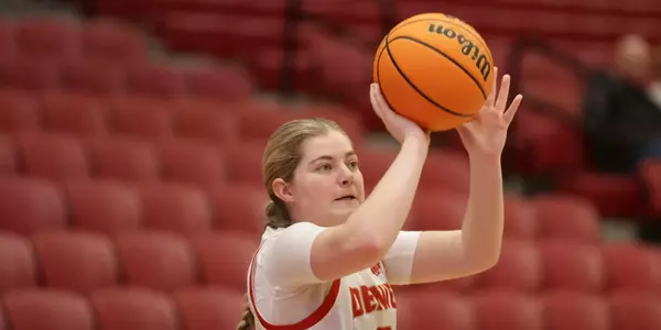 21 JAN. 2025: The University of Denver Women’s Basketball team takes on Kansas City at Hamilton Gymnasium in Denver, CO. (Chris Swann/Clarkson Creative Photography)