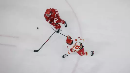 Boston Buckberger NCHC Quarterfinals Game 1 Miami 2026 March 6