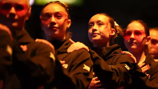 14 FEB 2026: The University of Denver Women’s Gymnastics team takes on Arizona at Magness Arena in Denver, CO. (Chris Swann/Clarkson Creative Photography)