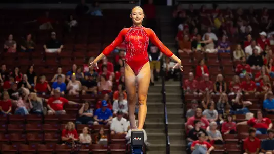 Big12 Gymnastics Championship at Maverick Center, in West Valley City, UT on Saturday, March 21, 2026.
Davis Kuhn/Big12 Conference
