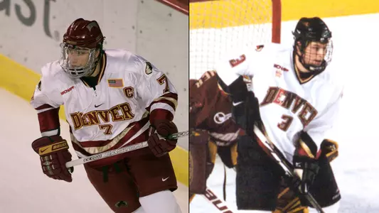 Hockey Alumni Adrian Veideman and Jason Grahame
