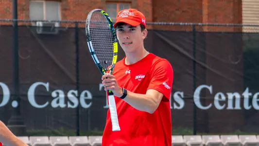 Raffaello Papajcik at 2026 Summit League Men's Tennis Final - Denver Men's Tennis - April 25, 2026