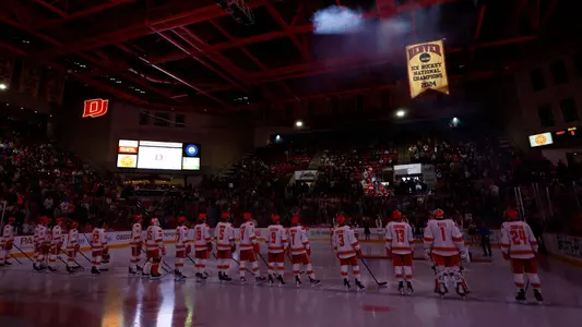 Banner raising ceremony 2024 Northeastern