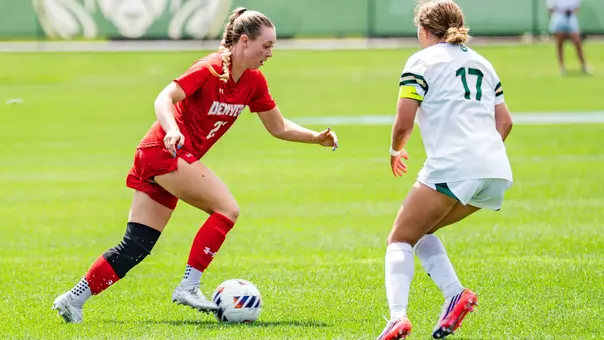 Samantha Dreiling Denver Women's Soccer Midfielder in Possession at Colorado State - August 16, 2026