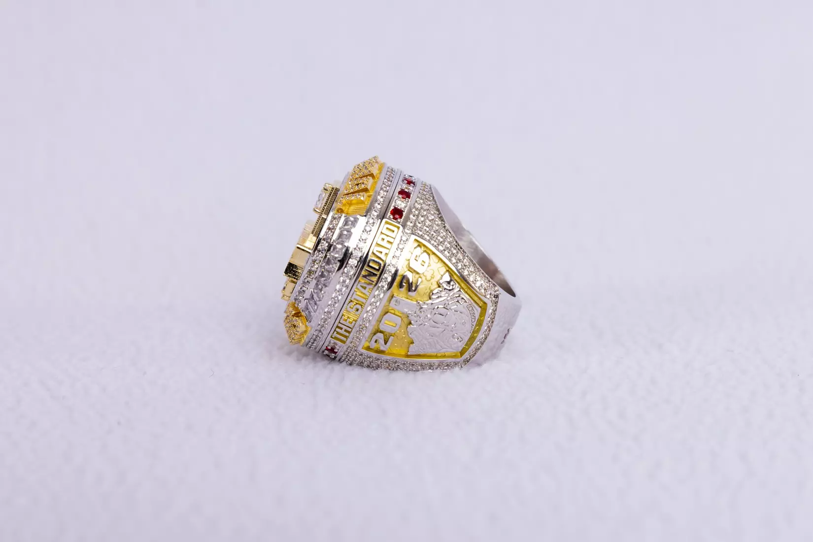 University of Denver hockey unveils the 2026 NCAA National Championship Ring.