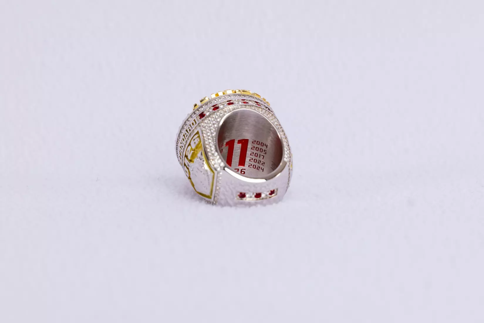 University of Denver hockey unveils the 2026 NCAA National Championship Ring.