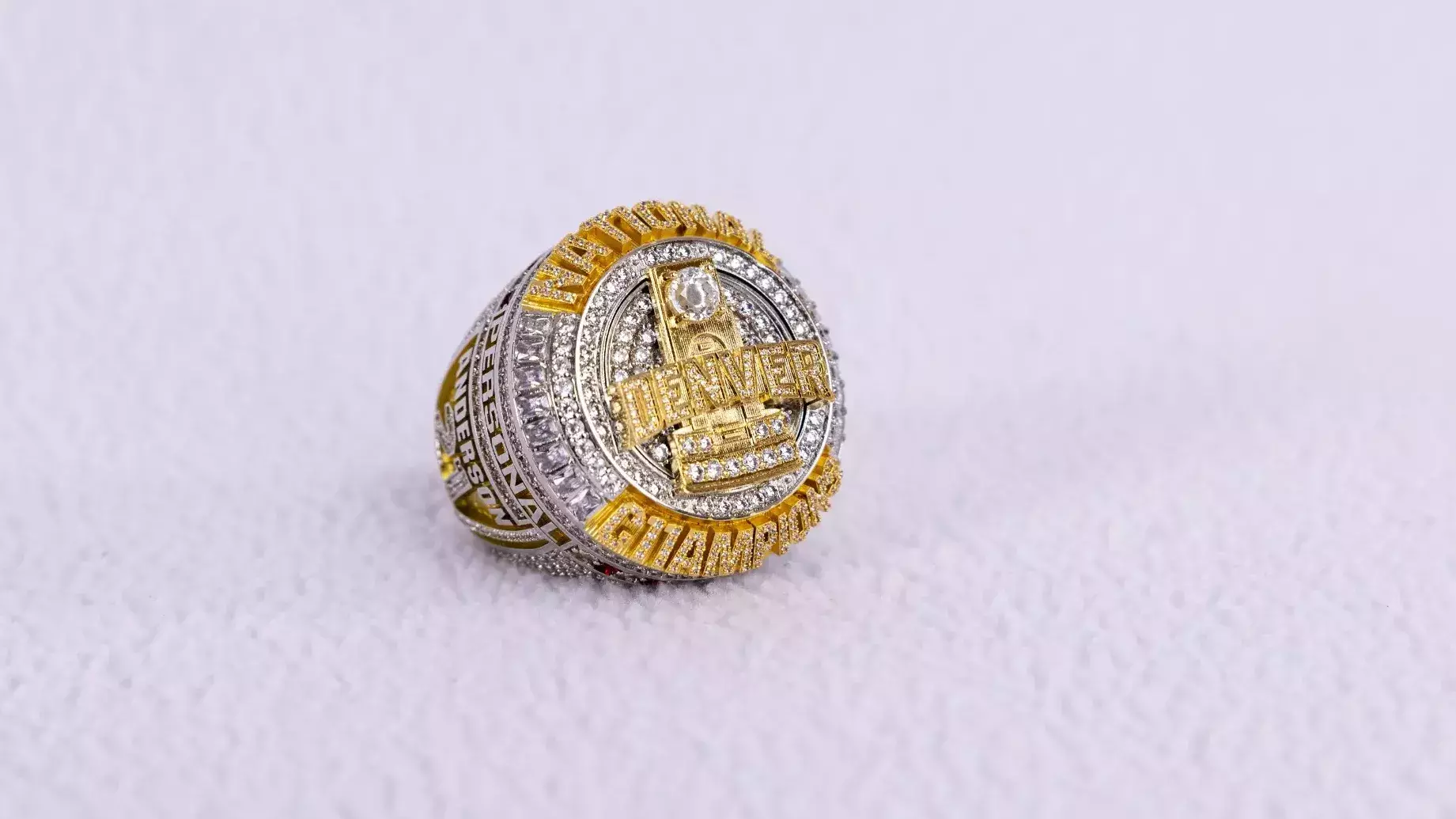 University of Denver hockey unveils the 2026 NCAA National Championship Ring.