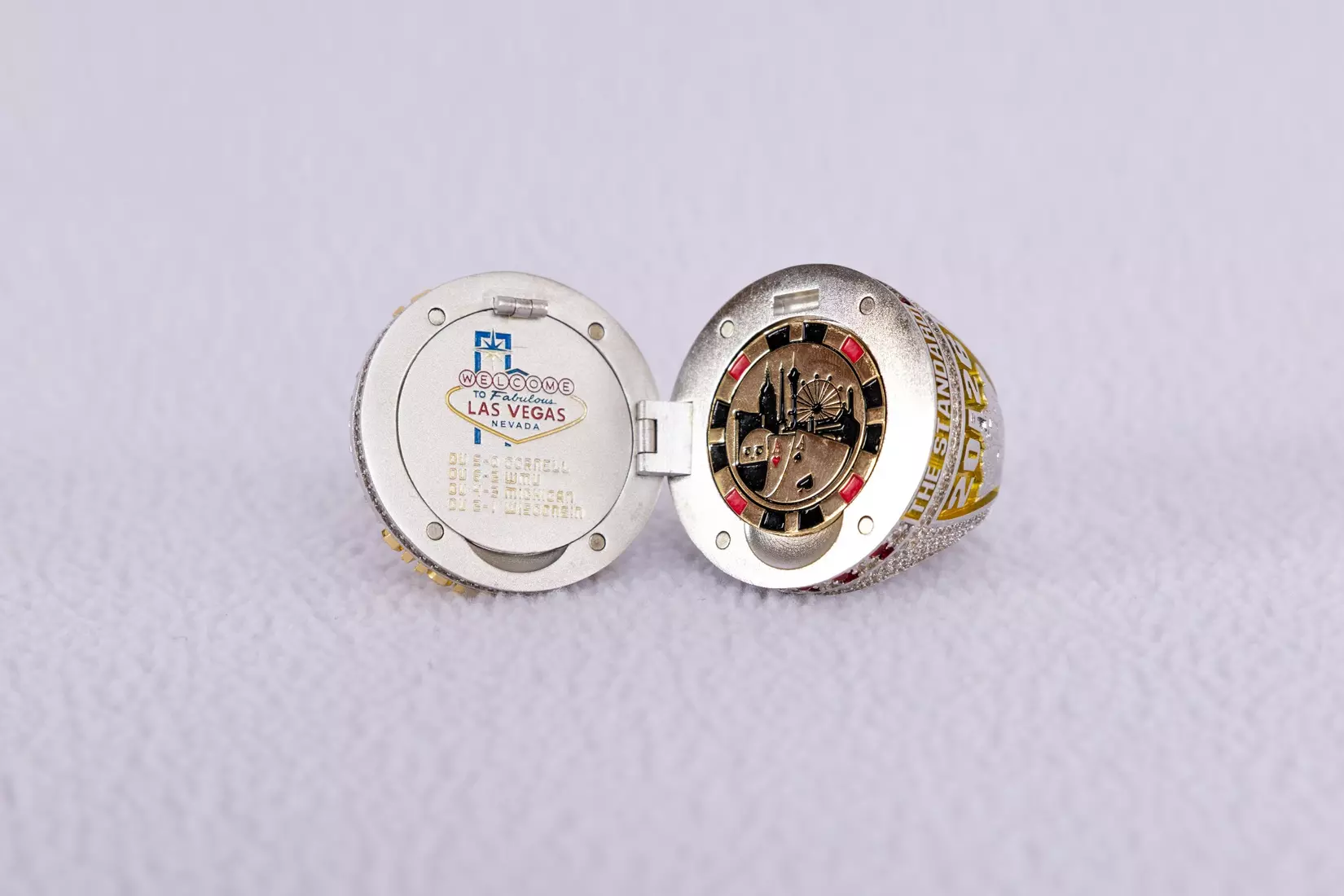 University of Denver hockey unveils the 2026 NCAA National Championship Ring.