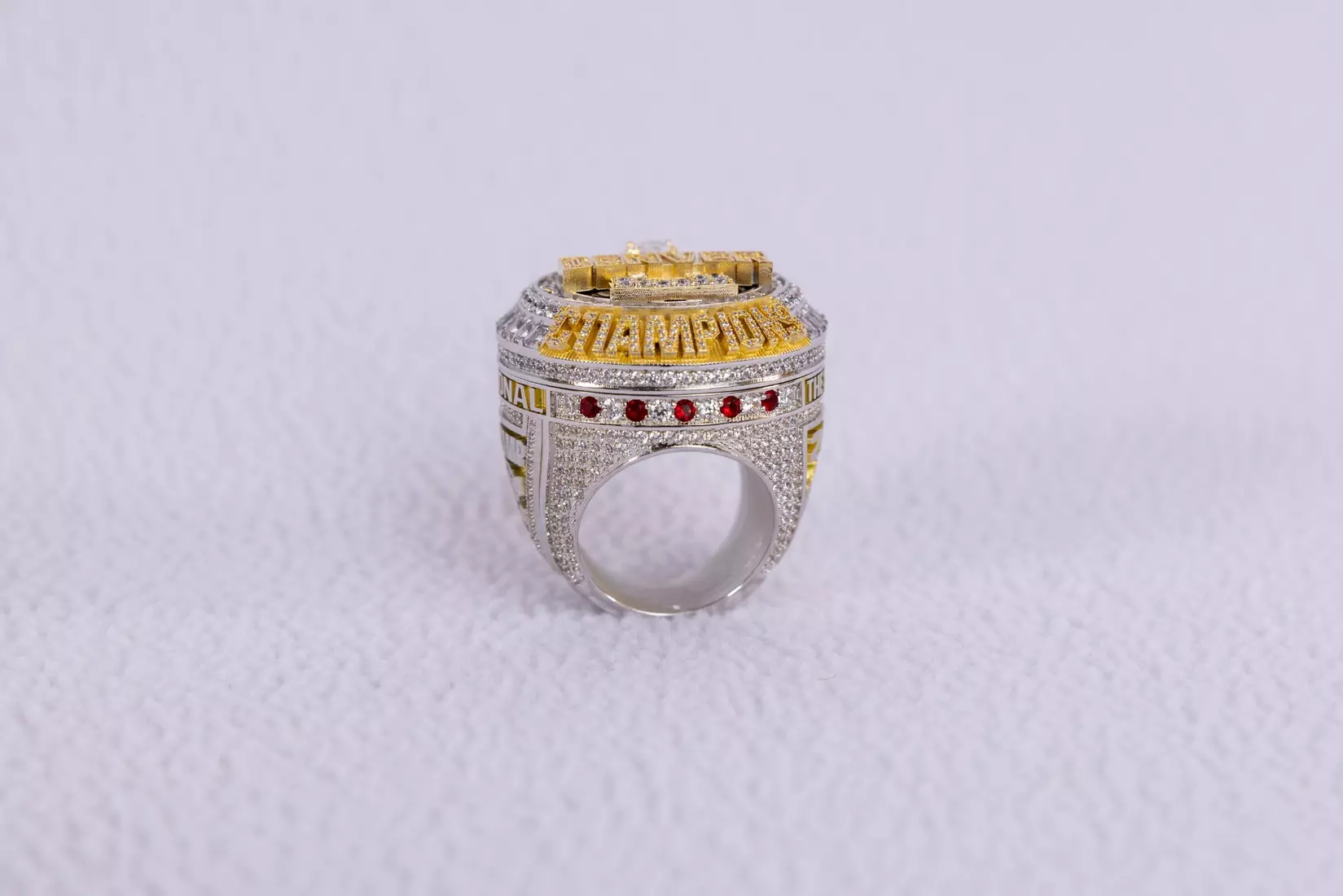 University of Denver hockey unveils the 2026 NCAA National Championship Ring.