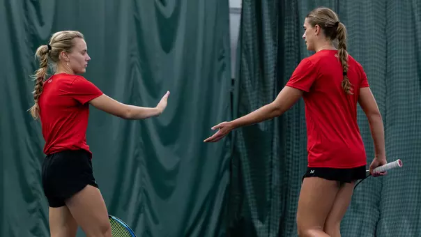 Sofia Mavor & Paulina Jurkowska University of Denver Women's Tennis Doubles at Practice - September 23, 2026