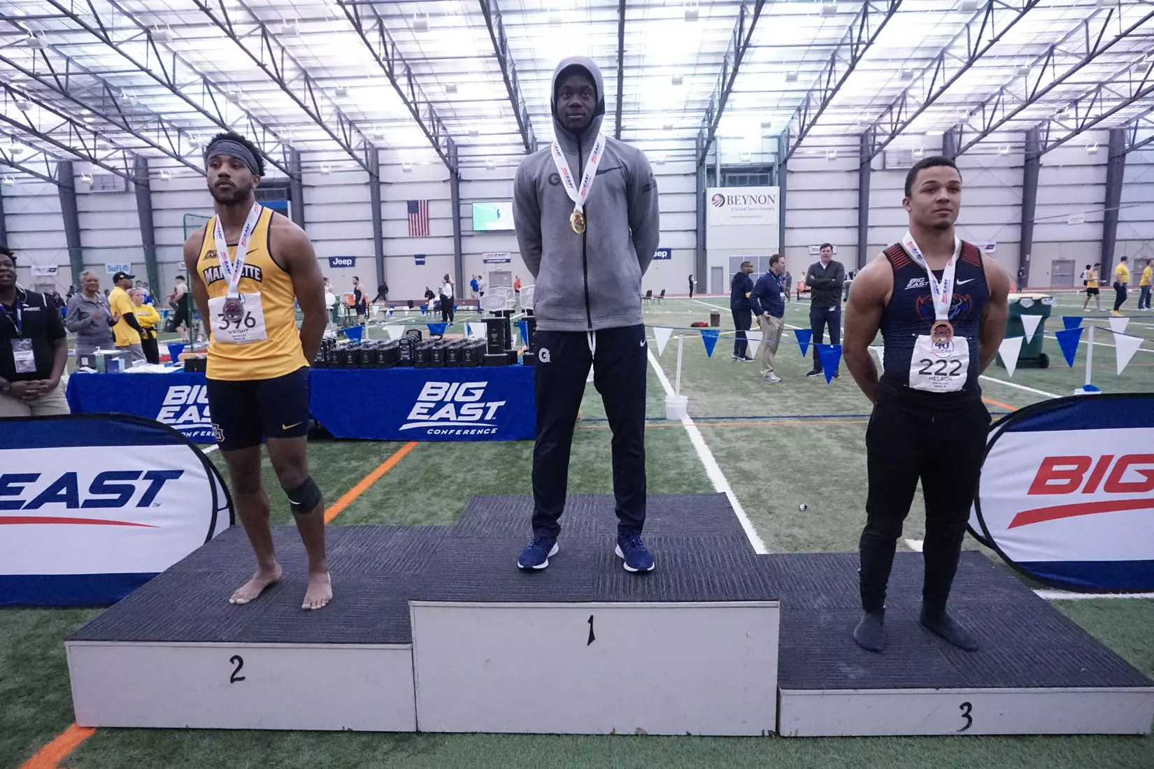 DePaul men's and women's track & field at the 2020 BIG EAST Indoor Track and Field Championships at the SPIRE Institute in Geneva, Ohio on Monday, March 1.