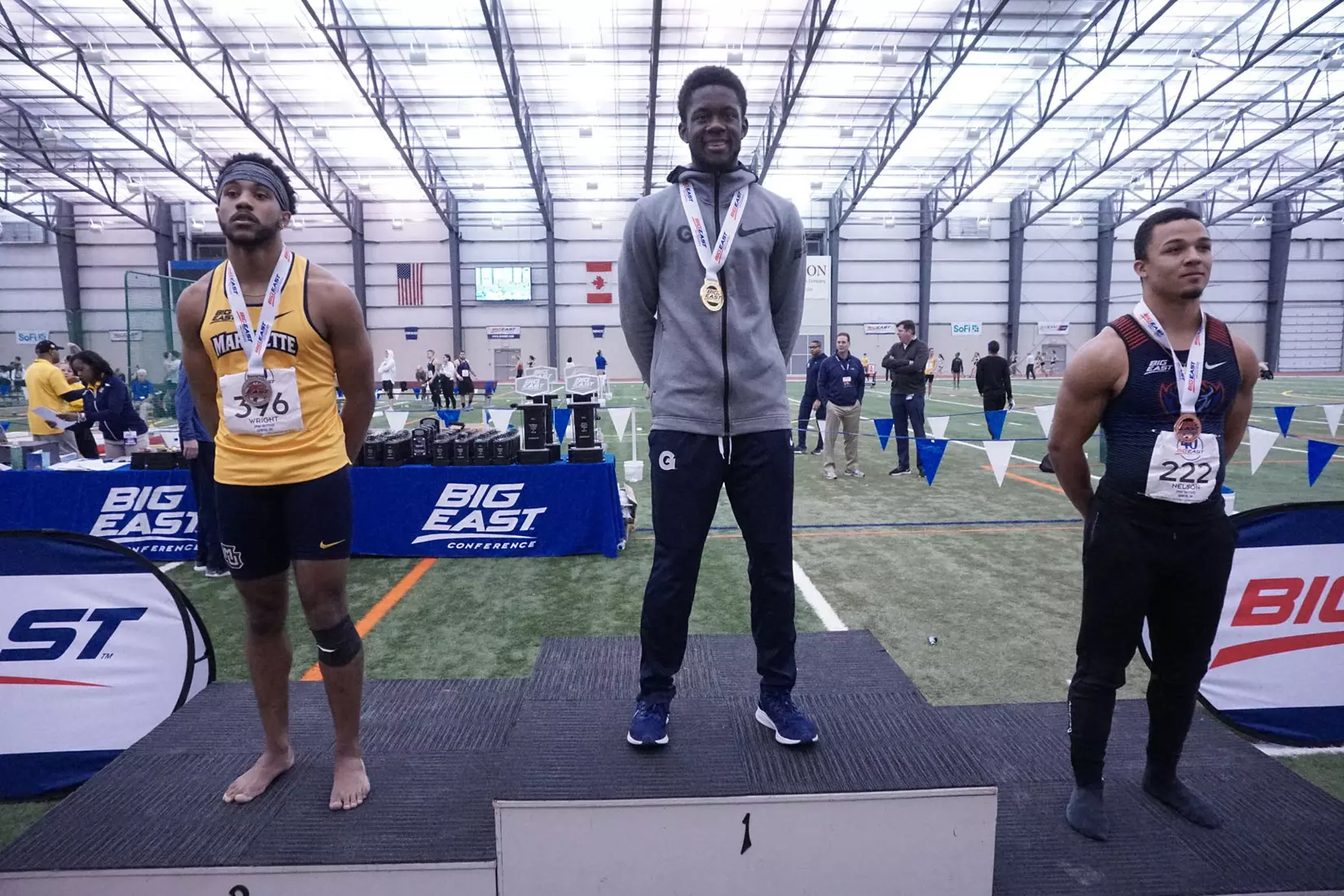 DePaul men's and women's track & field at the 2020 BIG EAST Indoor Track and Field Championships at the SPIRE Institute in Geneva, Ohio on Monday, March 1.