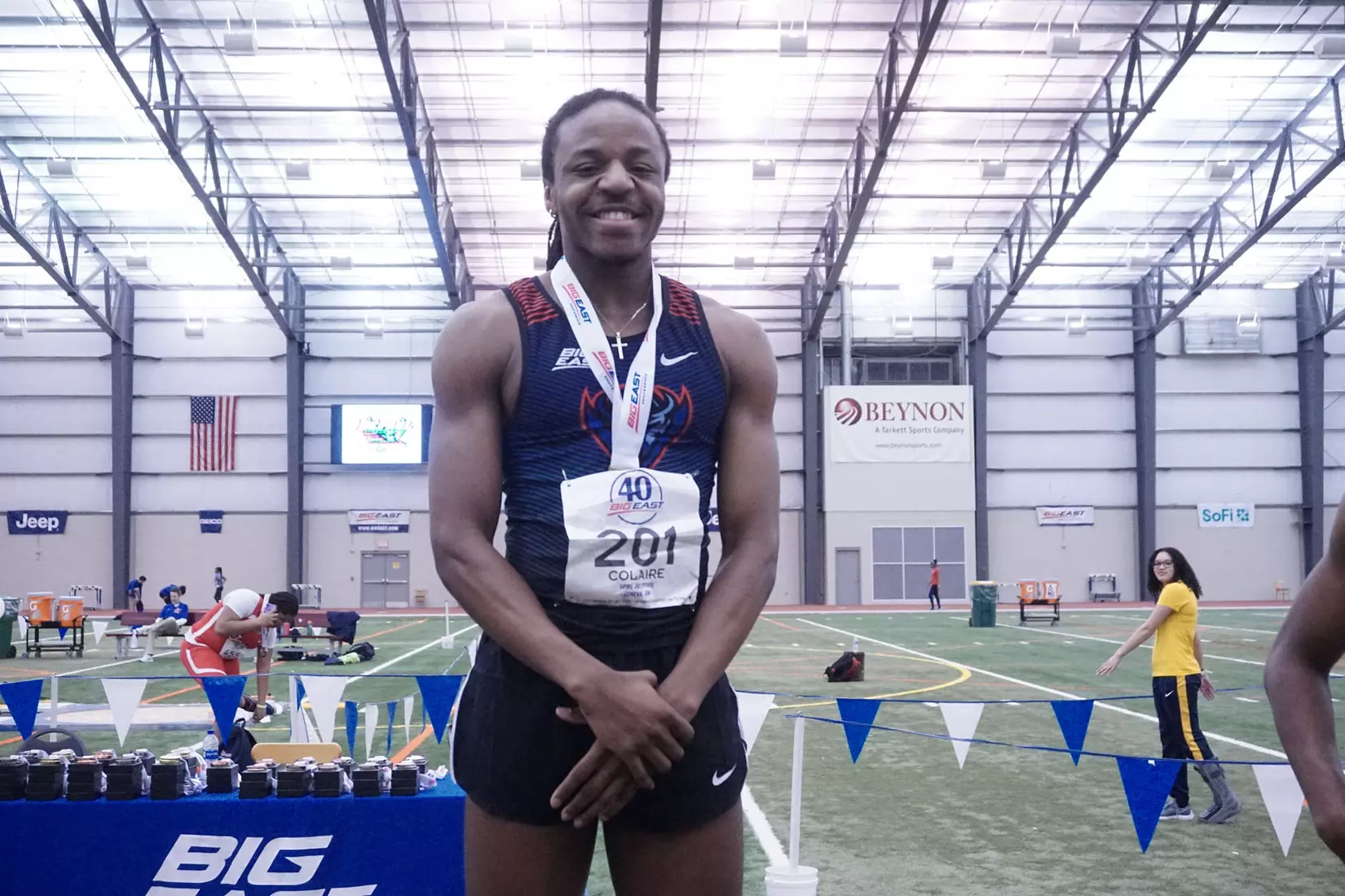 DePaul men's and women's track & field at the 2020 BIG EAST Indoor Track and Field Championships at the SPIRE Institute in Geneva, Ohio on Monday, March 1.