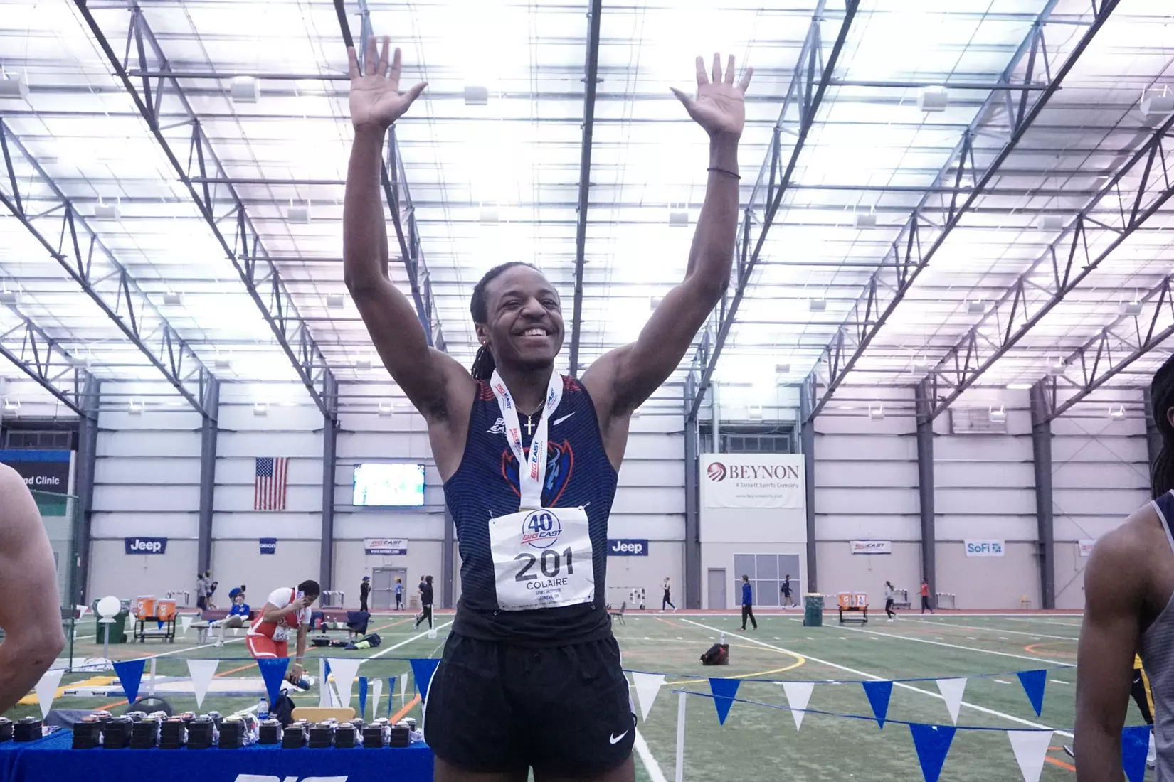 DePaul men's and women's track & field at the 2020 BIG EAST Indoor Track and Field Championships at the SPIRE Institute in Geneva, Ohio on Monday, March 1.