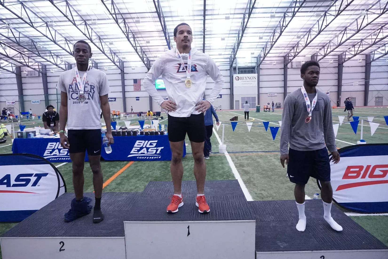 DePaul men's and women's track & field at the 2020 BIG EAST Indoor Track and Field Championships at the SPIRE Institute in Geneva, Ohio on Monday, March 1.