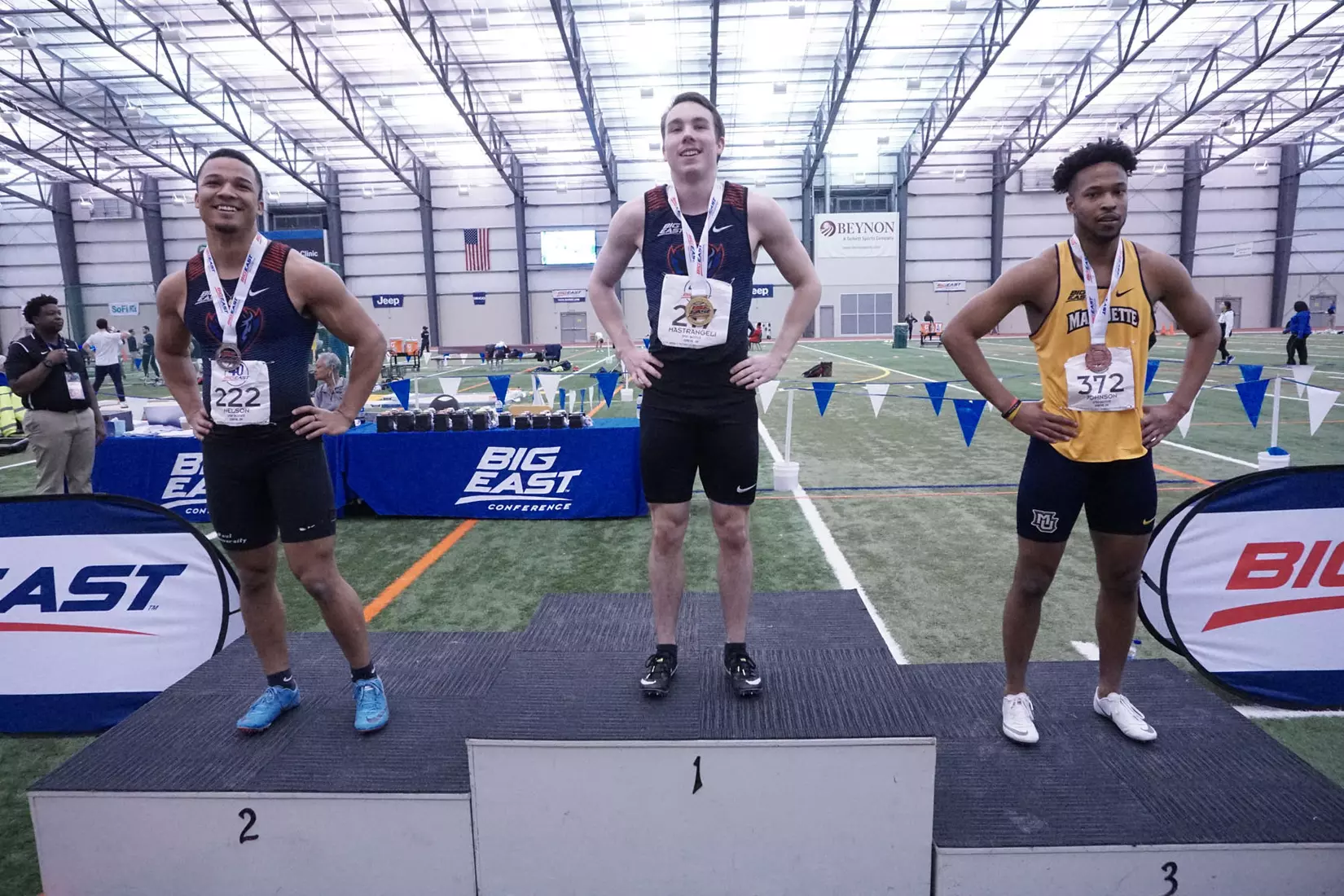 DePaul men's and women's track & field at the 2020 BIG EAST Indoor Track and Field Championships at the SPIRE Institute in Geneva, Ohio on Monday, March 1.