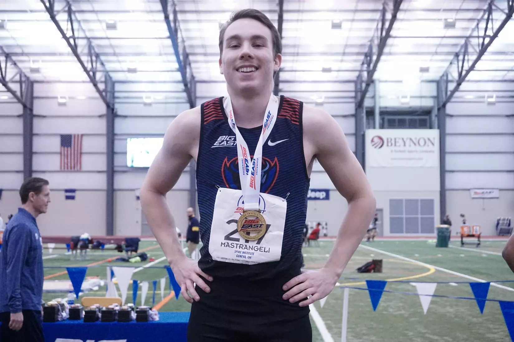 DePaul men's and women's track & field at the 2020 BIG EAST Indoor Track and Field Championships at the SPIRE Institute in Geneva, Ohio on Monday, March 1.