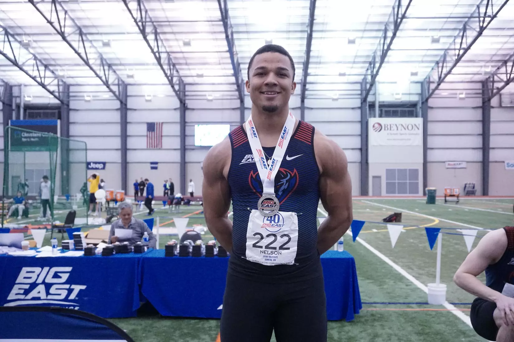 DePaul men's and women's track & field at the 2020 BIG EAST Indoor Track and Field Championships at the SPIRE Institute in Geneva, Ohio on Monday, March 1.