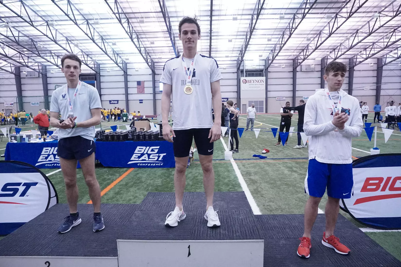 DePaul men's and women's track & field at the 2020 BIG EAST Indoor Track and Field Championships at the SPIRE Institute in Geneva, Ohio on Monday, March 1.