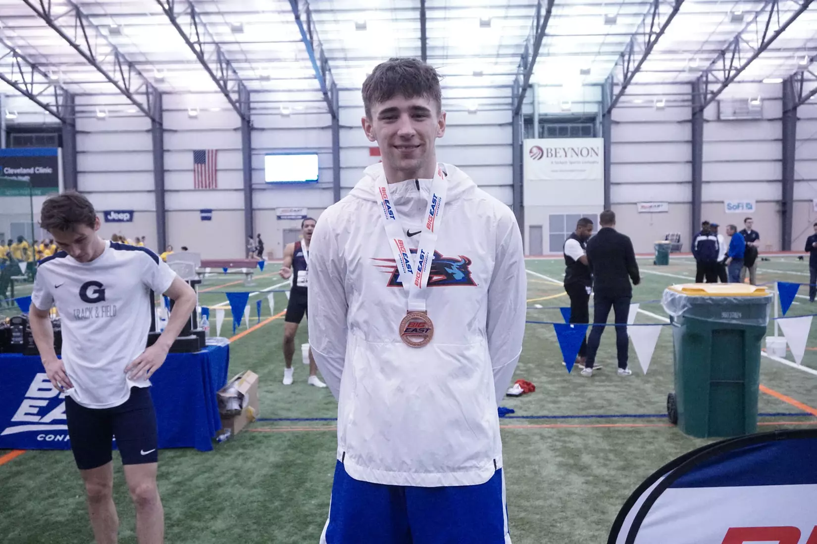 DePaul men's and women's track & field at the 2020 BIG EAST Indoor Track and Field Championships at the SPIRE Institute in Geneva, Ohio on Monday, March 1.