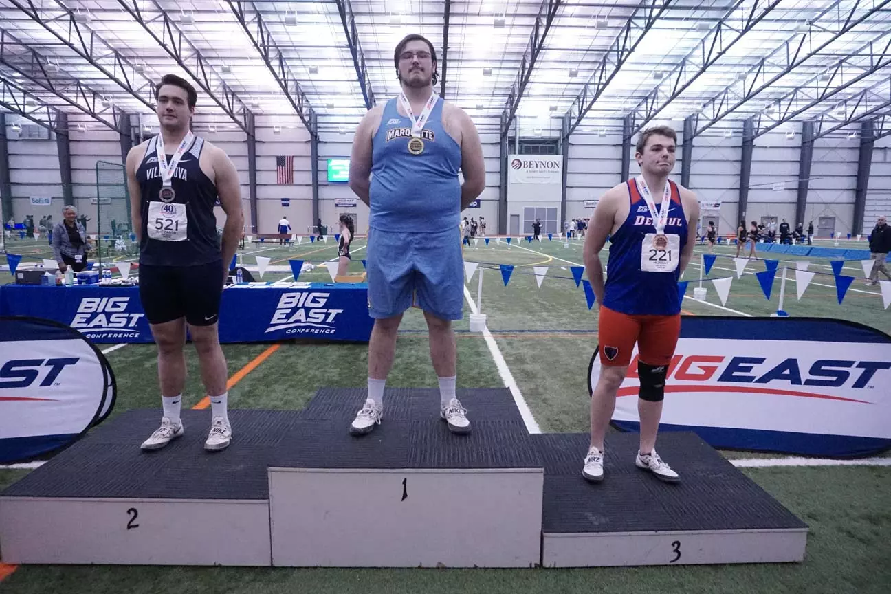 DePaul men's and women's track & field at the 2020 BIG EAST Indoor Track and Field Championships at the SPIRE Institute in Geneva, Ohio on Monday, March 1.