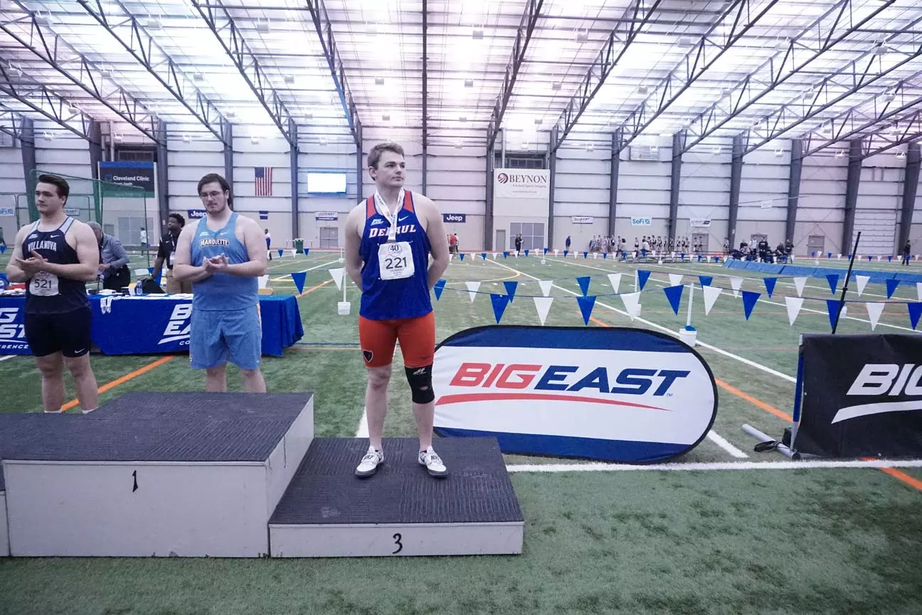 DePaul men's and women's track & field at the 2020 BIG EAST Indoor Track and Field Championships at the SPIRE Institute in Geneva, Ohio on Monday, March 1.