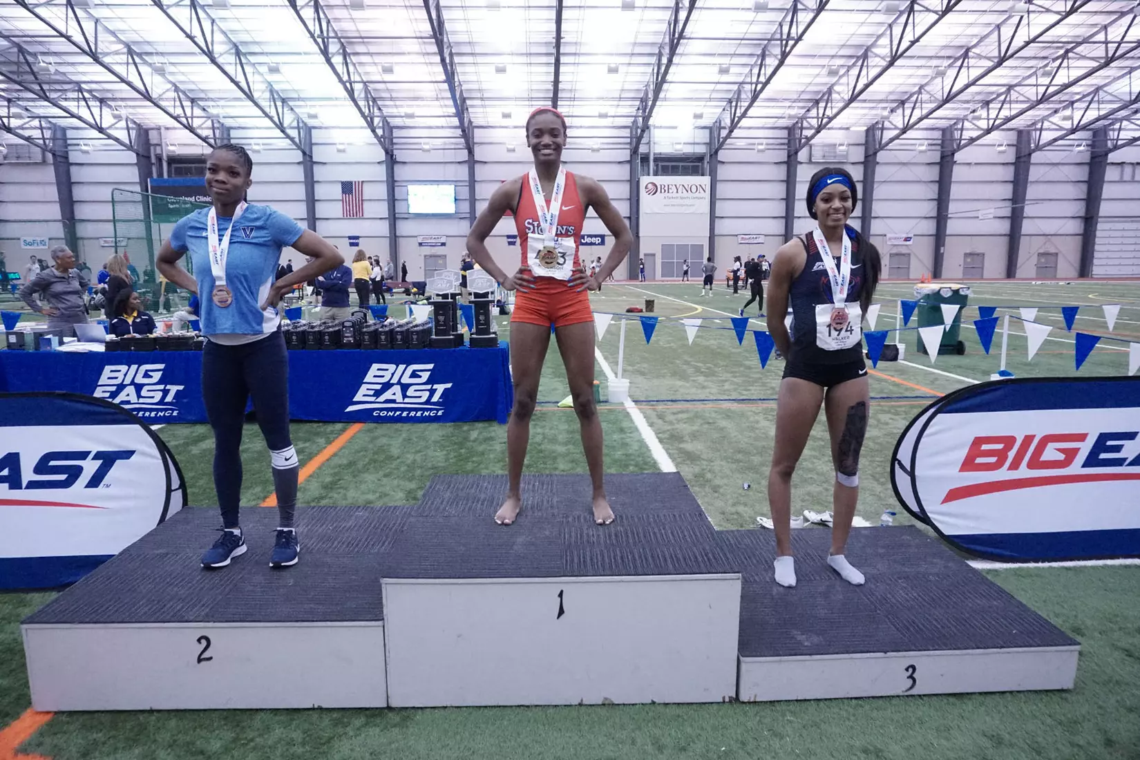 DePaul men's and women's track & field at the 2020 BIG EAST Indoor Track and Field Championships at the SPIRE Institute in Geneva, Ohio on Monday, March 1.