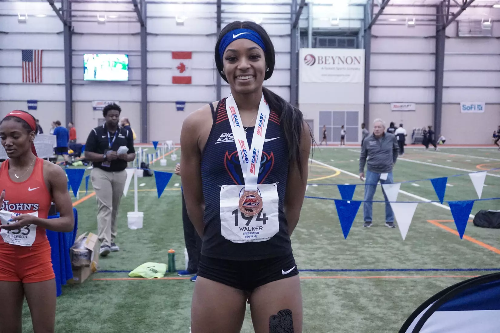 DePaul men's and women's track & field at the 2020 BIG EAST Indoor Track and Field Championships at the SPIRE Institute in Geneva, Ohio on Monday, March 1.