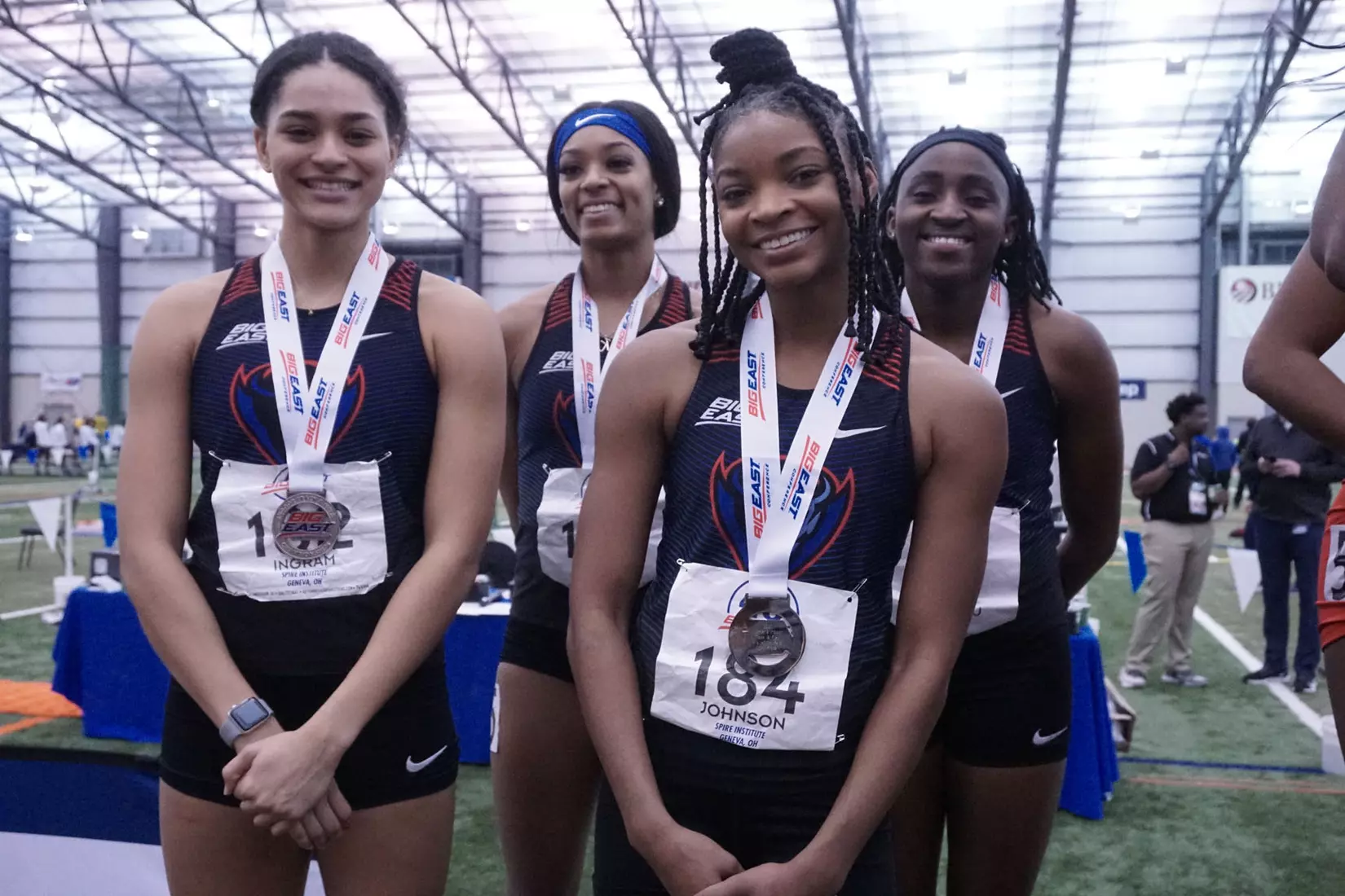 DePaul men's and women's track & field at the 2020 BIG EAST Indoor Track and Field Championships at the SPIRE Institute in Geneva, Ohio on Monday, March 1.