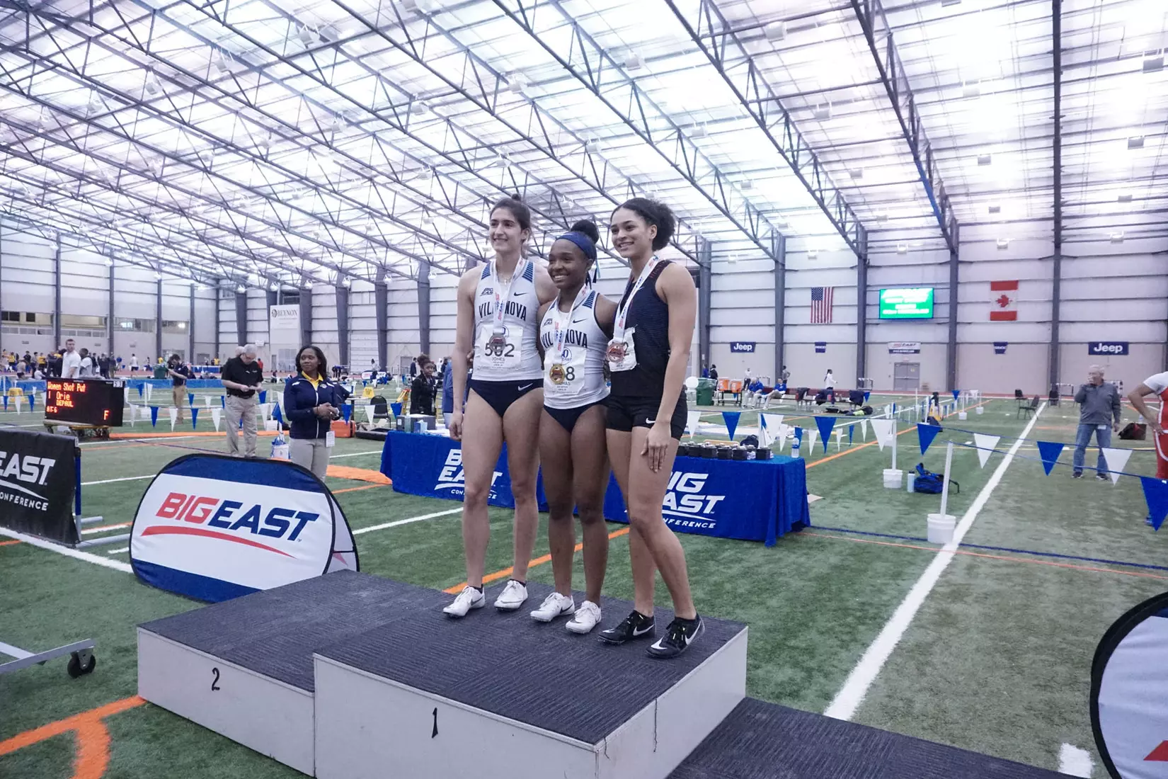 DePaul men's and women's track & field at the 2020 BIG EAST Indoor Track and Field Championships at the SPIRE Institute in Geneva, Ohio on Monday, March 1.