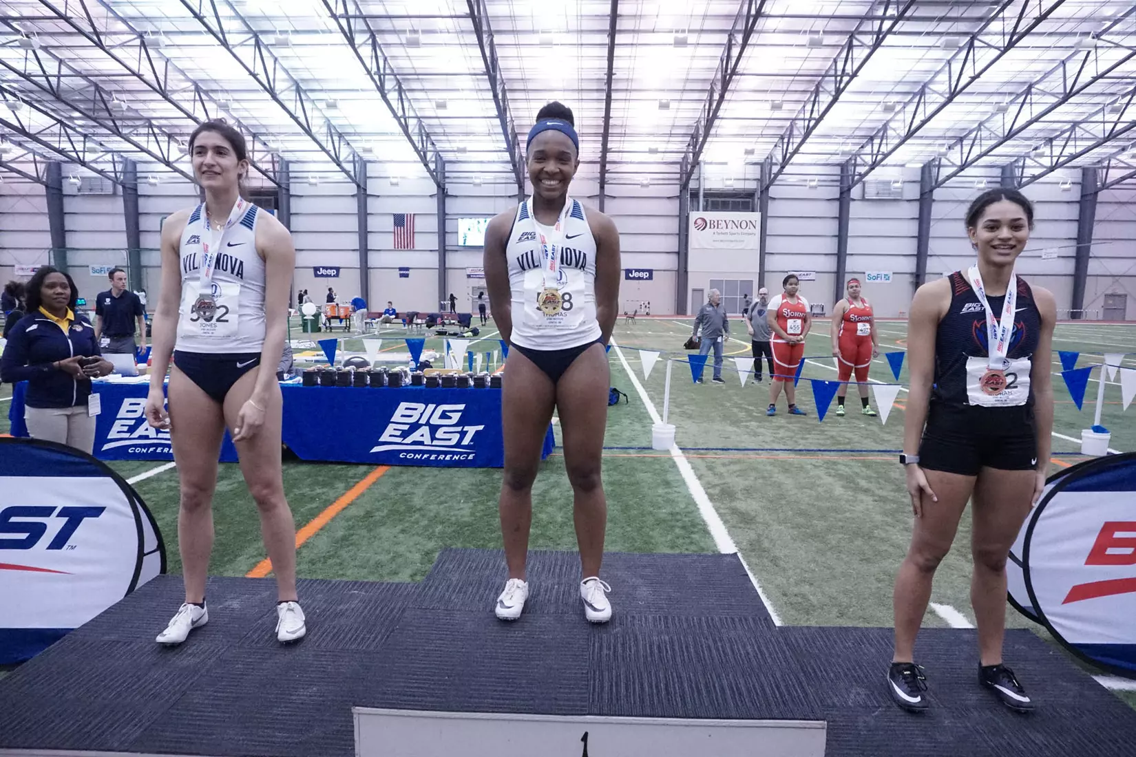 DePaul men's and women's track & field at the 2020 BIG EAST Indoor Track and Field Championships at the SPIRE Institute in Geneva, Ohio on Monday, March 1.