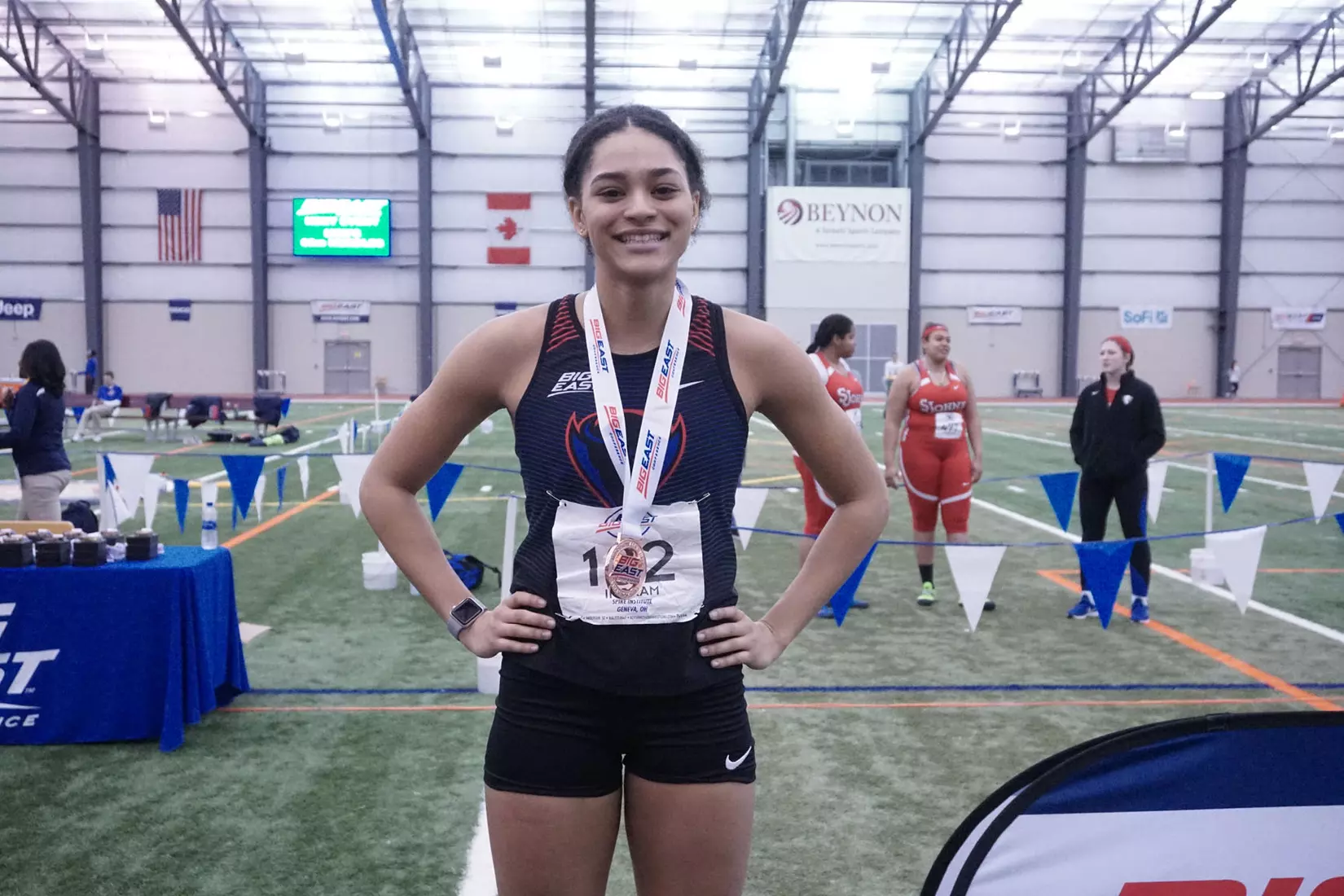 DePaul men's and women's track & field at the 2020 BIG EAST Indoor Track and Field Championships at the SPIRE Institute in Geneva, Ohio on Monday, March 1.