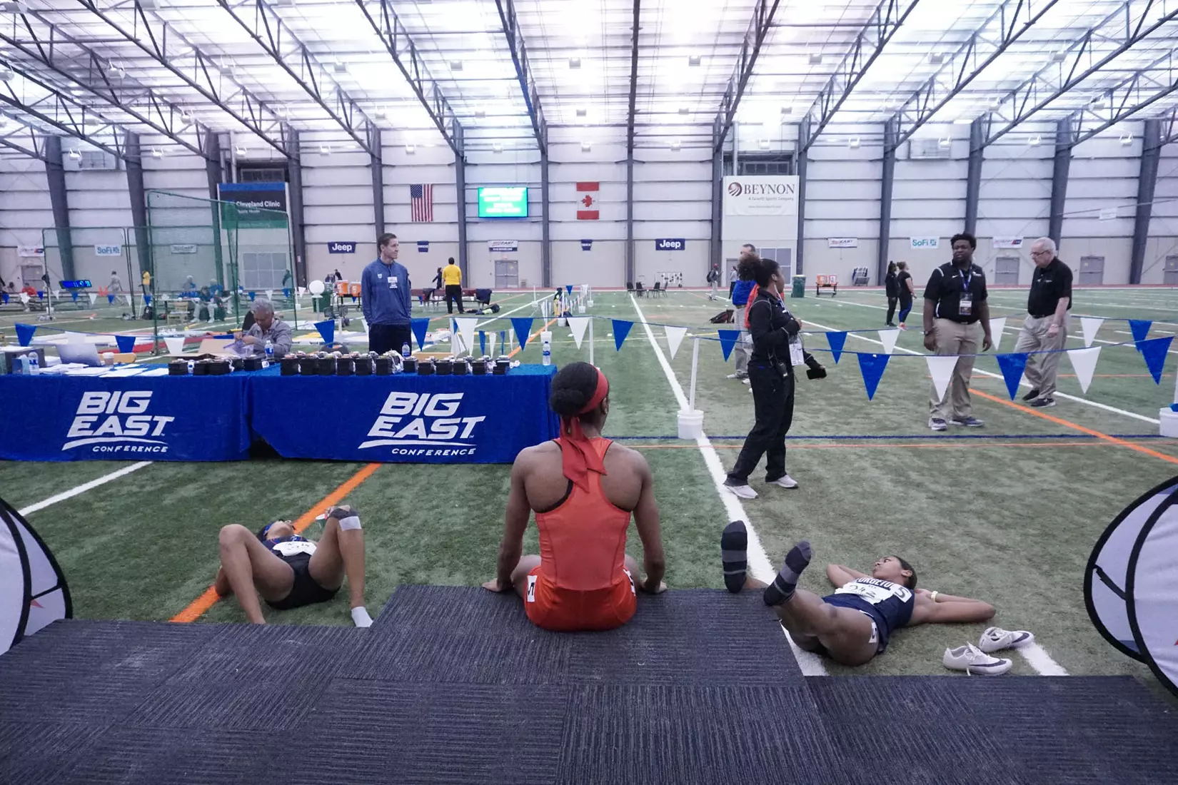 DePaul men's and women's track & field at the 2020 BIG EAST Indoor Track and Field Championships at the SPIRE Institute in Geneva, Ohio on Monday, March 1.