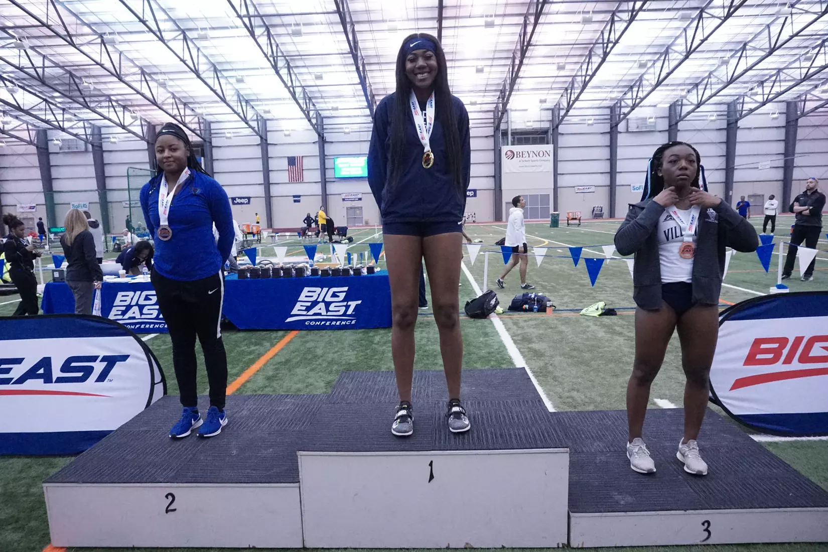 DePaul men's and women's track & field at the 2020 BIG EAST Indoor Track and Field Championships at the SPIRE Institute in Geneva, Ohio on Monday, March 1.