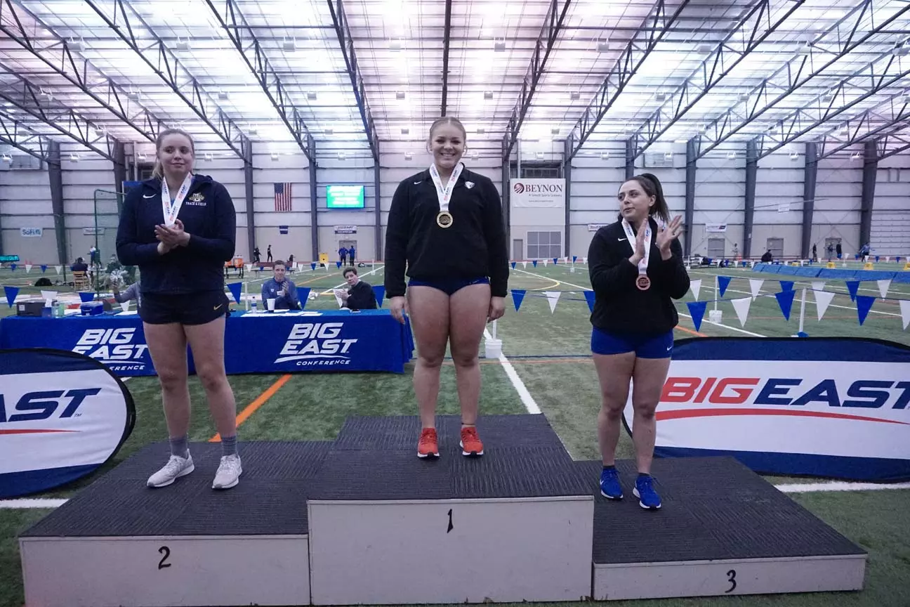 DePaul men's and women's track & field at the 2020 BIG EAST Indoor Track and Field Championships at the SPIRE Institute in Geneva, Ohio on Monday, March 1.