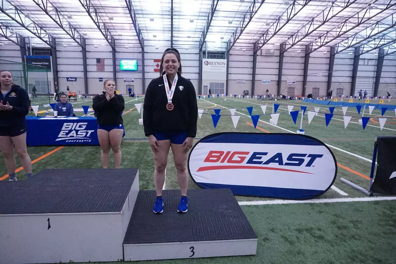 DePaul men's and women's track & field at the 2020 BIG EAST Indoor Track and Field Championships at the SPIRE Institute in Geneva, Ohio on Monday, March 1.