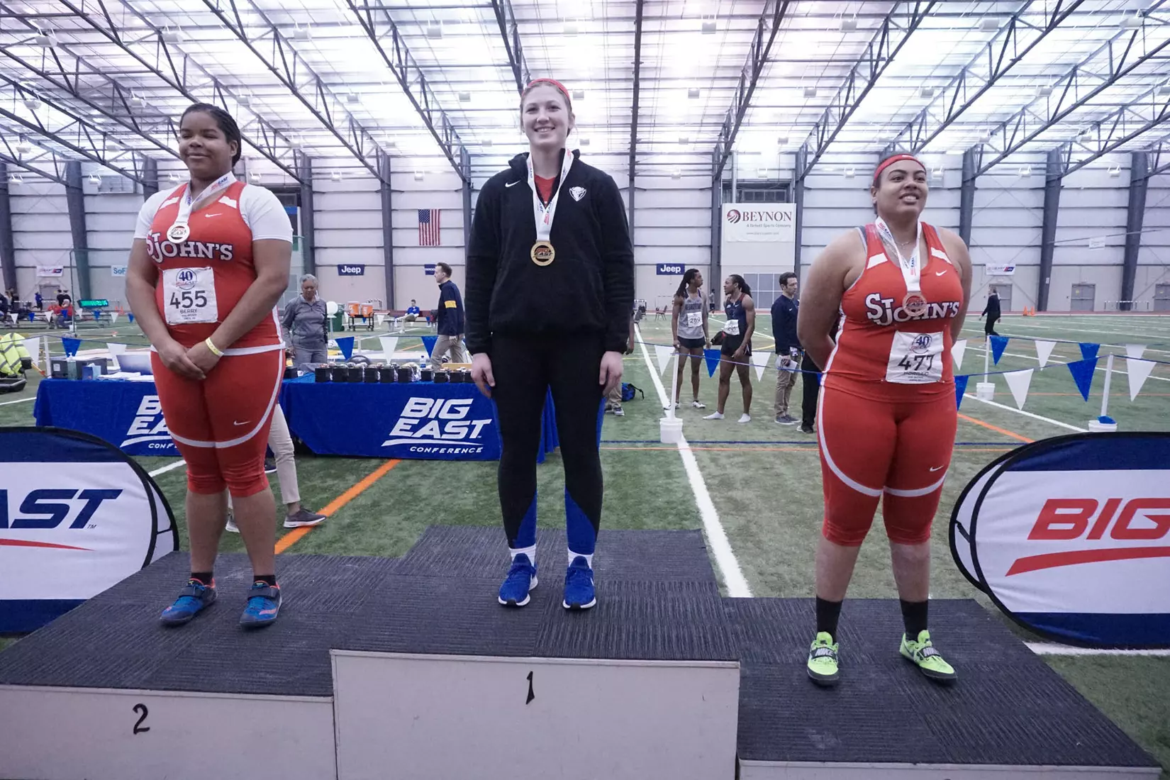 DePaul men's and women's track & field at the 2020 BIG EAST Indoor Track and Field Championships at the SPIRE Institute in Geneva, Ohio on Monday, March 1.