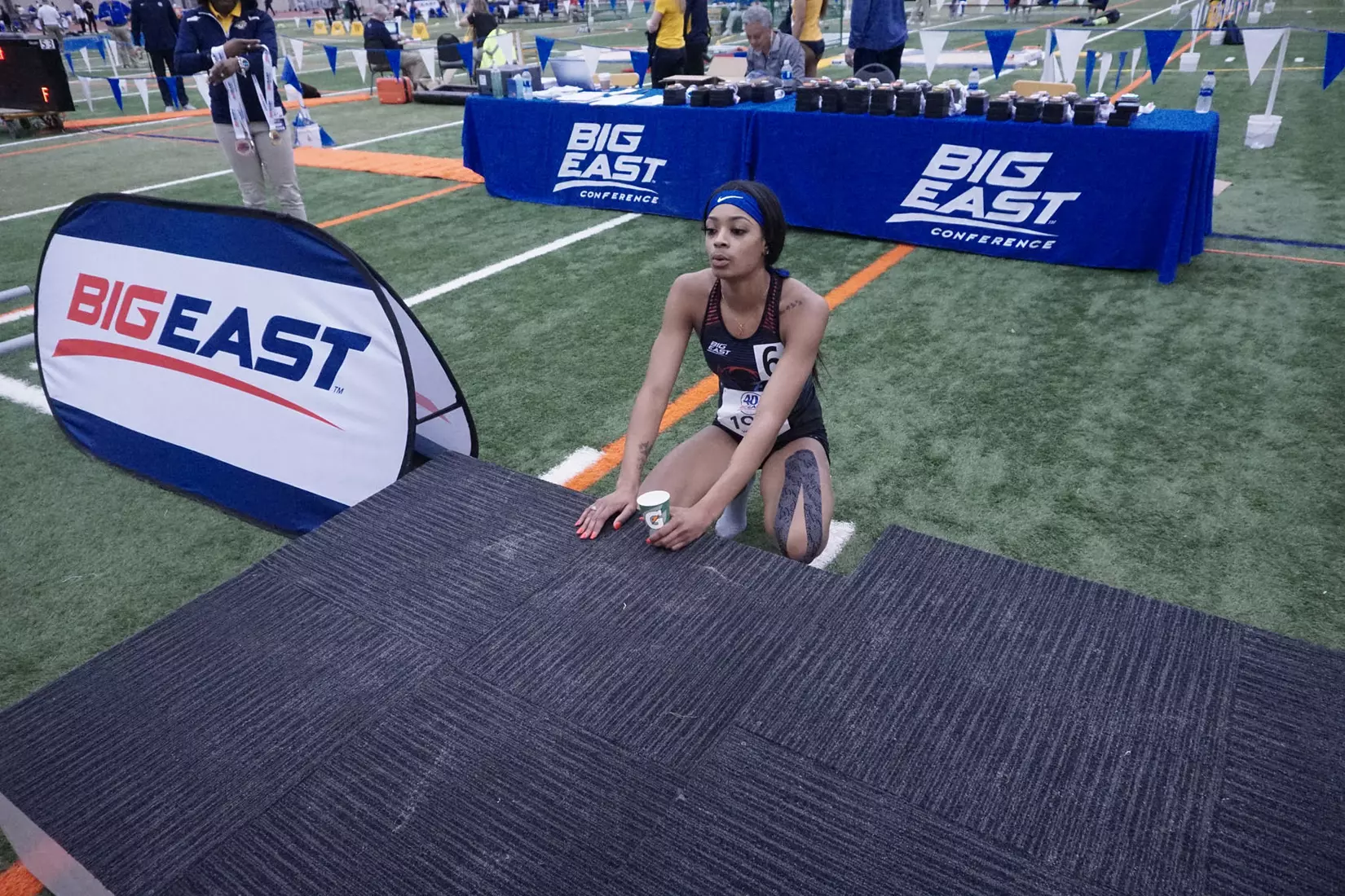 DePaul men's and women's track & field at the 2020 BIG EAST Indoor Track and Field Championships at the SPIRE Institute in Geneva, Ohio on Monday, March 1.