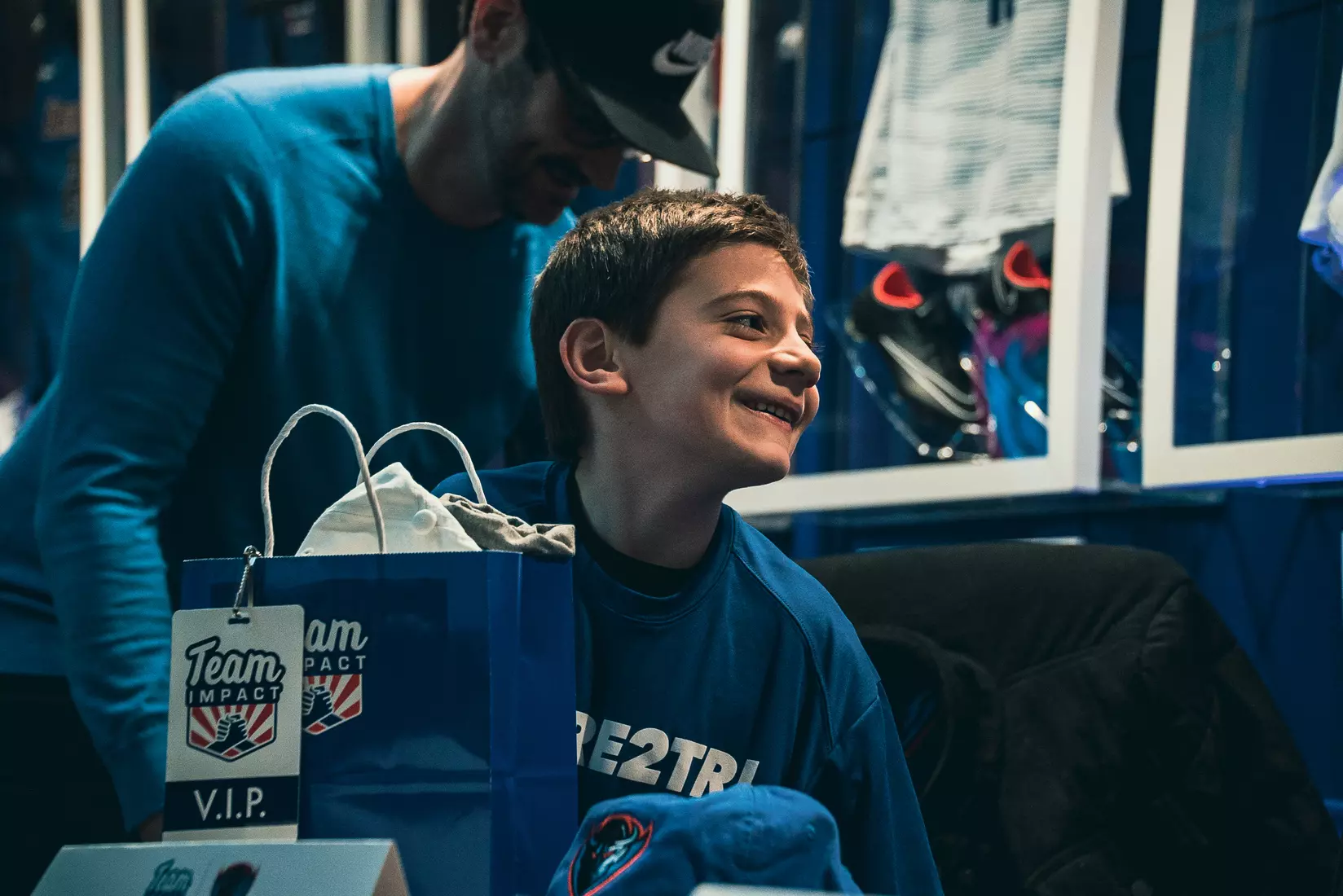 DePaul Men's Tennis welcomed Danny Esposito on April 14.